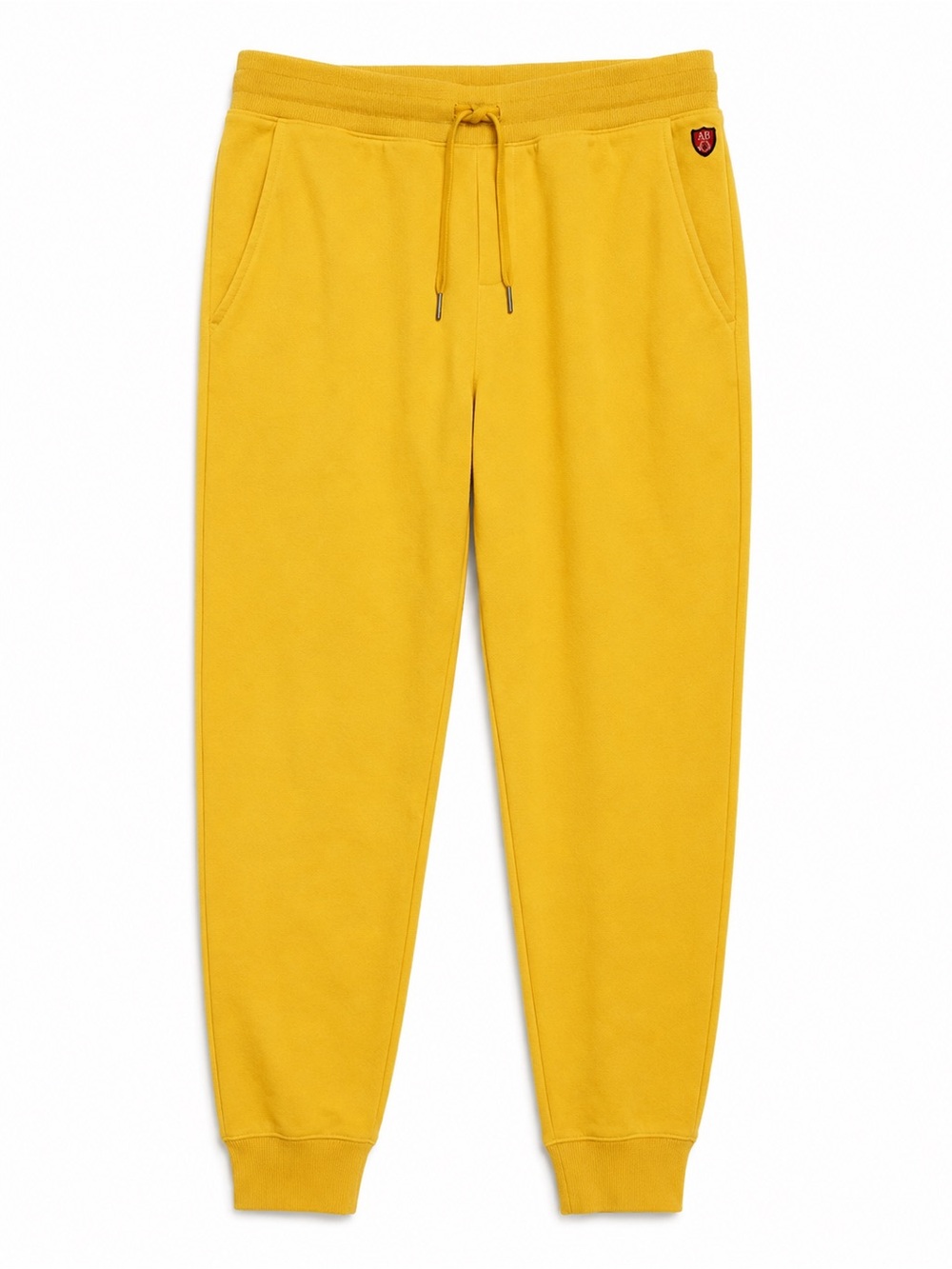 Arthur Beale Women's Yellow Fleece Jogger Sweatpants Size Large Lounge